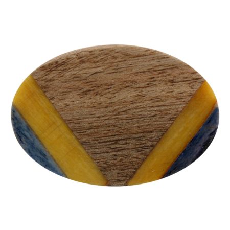 Oval Wooden Wine Stopper